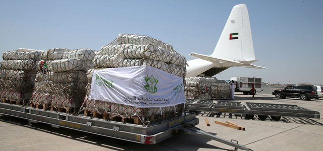 استمرار المساعدات الإماراتية لغزة عن طريق الجسر الجوي